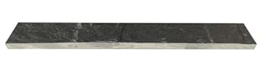 Jardinex Bordure de Piquet Ardoise clivée 80x10x3 cm - Noir (Lot de 1)