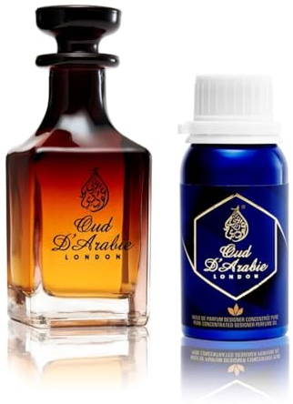 Safari Elixir 110ml Perfume Oil by Oud d'Arabie London's - Everlasting Exotic Fragrance Oil Adventure for Connoisseurs - Limited Edition Oud d’Arabie Lindon Decanter