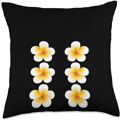 Plumeria Gardener Tool Plumeria Seeds for Planting Plumerias Throw Pillow