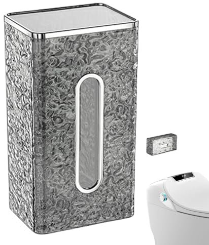 Acunny Taschentuchspender, Wandmontage, Taschentuchbox-Deckel für Wand | Halterung für selbstklebende Taschentücher, Box aus Wellpappe | platzsparende Taschentuchbox