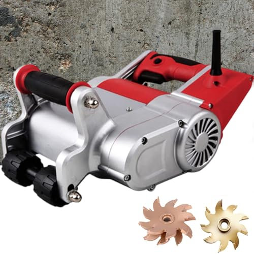 Macchina da taglio for scanalature a parete, Stozzatrice da taglio for calcestruzzo da 1100 W, Scanalatore elettrico portatile for pareti for lavorazione dei metalli for Stozzatrice a parete