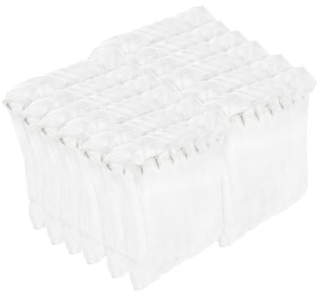 BUGUUYO 20 Stück Aufblasbare Luftkissen Mit 12 Säulen Verpackungsmaterial Luftpolsterfolie 15x21cm Stoßdämpfender Transportschutz Für Versand Und Umzug