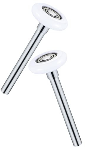 HOMOCONO 2pcs Nylon Garage Door Roller Replacement Smooth Rollers Quiet Operation for Garage Door Guide