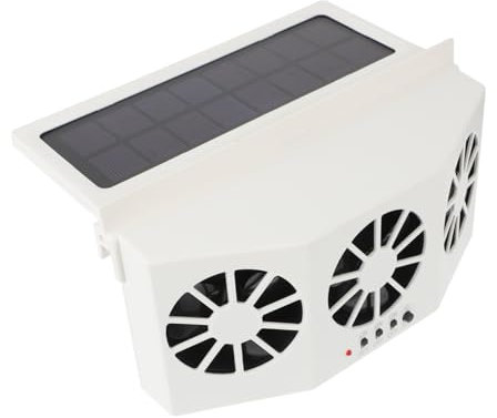 DIYEAH Ventilador Solar Para Coche Salidas Extractor De Aire Enfriador Ventilación Radiador De Aire