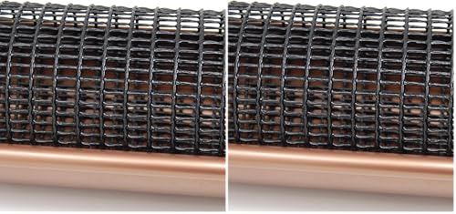 TENAX Rete in Plastica per Grondaie, Levex Tube, 5 Pezzi da 1 m, Nero (Confezione da 2)