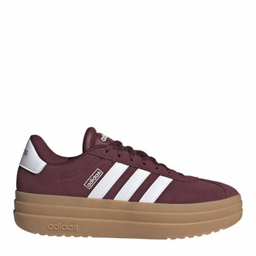 adidas VL Court Bold Womens Trainers Burgundy/White 5.5 UK
