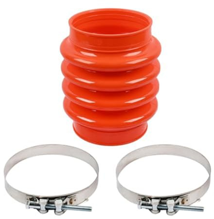 SPORTARC Manicotto per tubo corrugato, kit morsetti, pezzo di ricambio per Multiquip MT70 MT75 MT85, costruzione in metallo ABS, set da 3 pezzi, manutenzione attrezzature industriali