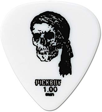 Pickboy Skull Bandana-Plektren, schwer, 1,00 mm, 6 Stück