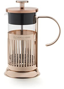 Leopold Vienna - Cafetière à piston French Press cuivre 350ml (2 tasses)