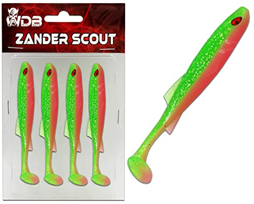 Wild Devil Baits Zander Scout Gummifisch Shad Zanderköder