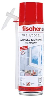 fischer PU S 1/500 B2 Montageschaum (MDI-Haltig) 12 Stk