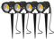 AHOTSUK Spot LED Extérieur avec Piquet, Spot Projecteur LED Jardin Exterieur Piquet DC 12V IP66 3000K Blanc chaude Éclairage pour terrasse et patio