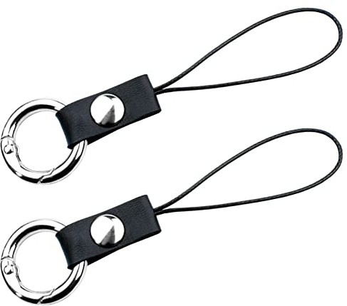 VKO Sangle d'appareil photo à libération rapide QD - Connecteur pour appareils photo reflex numériques sans miroir - Sangle de cou - Adaptateur de jumelles - Liens de connexion (petit) Noir