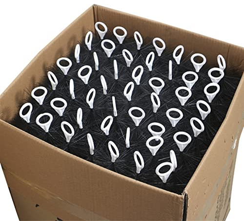 DLUCCA 50 Stück Filterbürste,Schwarz Dachrinnenbürste sehr weichem Polypropylen Pondlife Filterbürsten für Koiteich für Ihren Teichfilter und Koi Teich Filter (Size : 60X12CM)