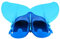 Ejoyous Flosse Schwimmflossen Meerjungfrau Flossen Monolithische Flossen für Kinder oder Teenager Schwimmen Training 34-40 215mm-240mm