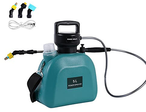 Rociador eléctrico de mano con hombros USB, herramientas agrícolas, regadera atomizadora, botella de riego, pulverizador de agua, multifuncional para plantas de jardín, herramienta de limpieza de