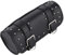 Universal Motorrad Tasche PU Leder Satteltasche Roll Gepäck Motor Ersatz für Motorrad (Schwarz)