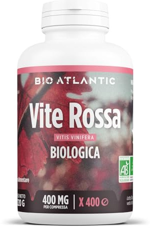 Vite Rossa Bio 400 mg - Vitis Vinifera - compresse (400 unità (Confezione da 1))