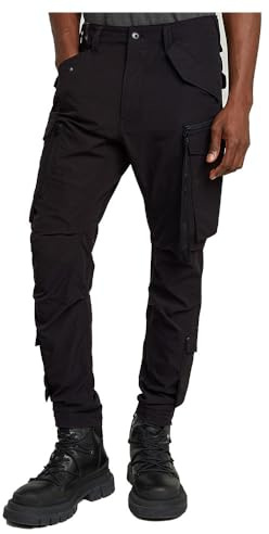 G-STAR RAW Verktygslåda för män, skinny cargobyxor, Svart (Dk Black D26174-d909-6484), 34W / 32L