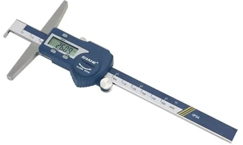 Digital Tiefenmessschieber 300 mm mit Haken, Elektronischer Messschieber mit Einzelhaken, Digitaler Tiefenmessschieber, Tiefen Messwerkzeug (0-300 mm)
