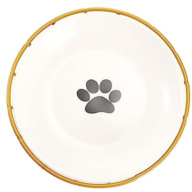 Happyyami 1satz Kerntyp Kreativer Erhöhter Keramik-futternapf Mit Eisenständer Für Katzen Und Welpen Sorgt Für Komfortables Fresserlebnis Und Einfache Reinigung