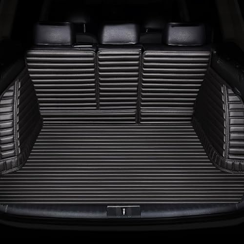 WSYLJX Leder Antirutsch Auto Kofferraummatte für Mercedes-Benz GLC Coupe 2017 2018 2019 2020 2021 2022 2023 2024 2025, Kofferraum Schutzmatte Teppichunterlage Kratzfester Auto Teppiche Zubehör