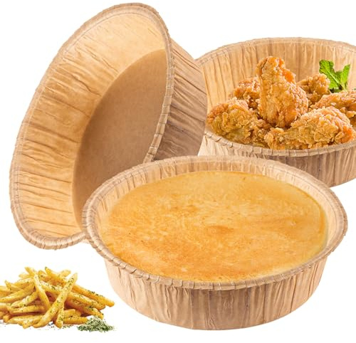 10 Piece Paper Disposable Pie Pans，Pie Plates Disposable for Baking (6 Inch)