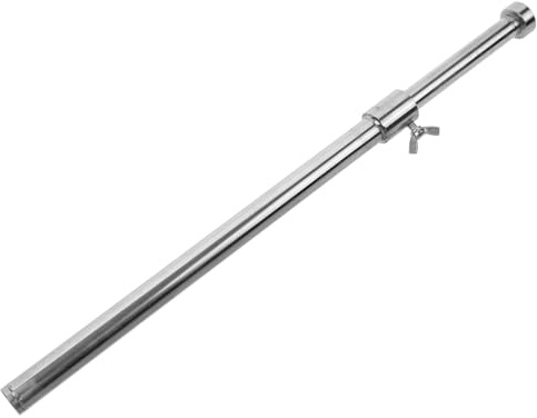 ibasenice Stainless Steel Weathervane Extension Rod Roof Mount Pole for Weather Vanes Flagpoles Outdoor Tv Antennas Easy DIY Installation Weather Resistant Wall and Roof Mounting Rod