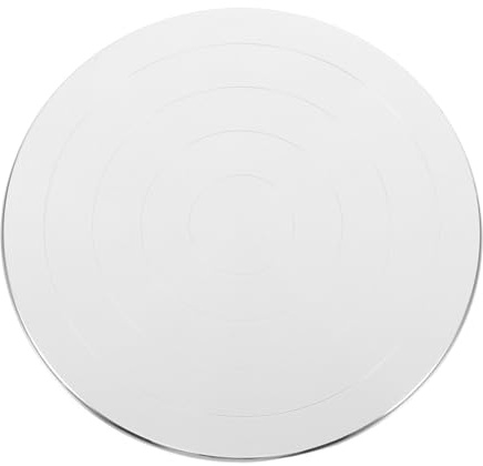 ARTSEWPLY Aluminiumlegierung Drehscheibe Für Töpfern Und Skulpturen Drehbarer Mit Rotation Doppelseitig Verwendbar Stabile Basis Für DIY Kunst Und Kuchen Dekoration