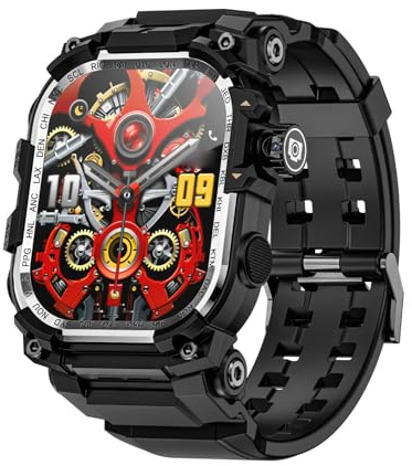 ZDAGELD Smartwatch 4G con Slot per Scheda SIM, Chiamate Indipendenti e Touch Screen da 2,06, Monitoraggio della Salute, GPS NFC, Fitness Tracker Impermeabile IP68 per Uomo Donna (Argento)