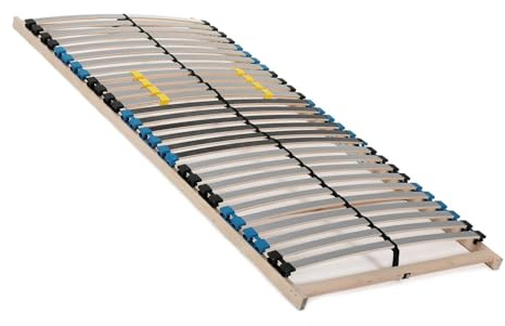 Sleepneo Lattenrost 120x200 cm - 28 Latten 7-Zonen Lattenrost Traglast ca. 150 Kg Birkenschichtholz Selbstmontage Made in Germany