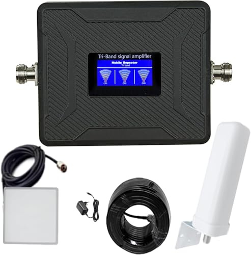 4G 3G 2G GSM LTE WCDMA Amplificatore Segnale Cellulare (900/1800/2100mhz Banda1/3/8) (b1/3/8)