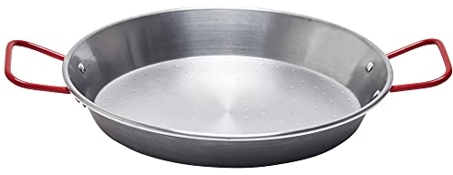 Garcima La Ideal Polished Steel Paella Pan 26cm