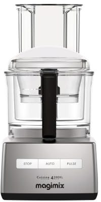 magimix Küchenmaschine - CS 4200XL - Multifunktionsprocessor für 1–6 Personen, Schneiden, Raspeln, Mixen, Kneten und Emulgieren, inkl. Zitruspresse - Chrom Matt