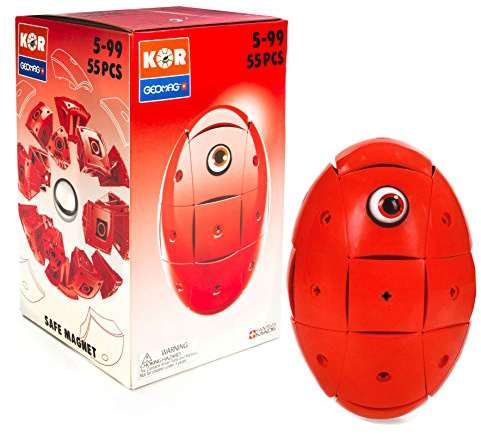 Geomag Kor Pantone 55 elementów czerwony