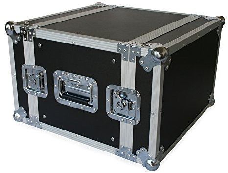 Effektrack 35cm, 7HE Flightcase mit Butterfly Verschluss