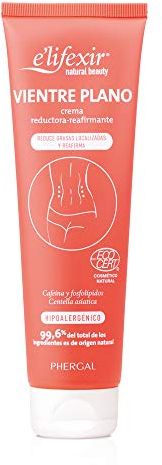 E'Lifexir Natural Beauty | Flat belly | Reaffirming reducing cream abdomen | 150ml.
