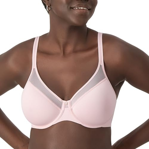 Bali Women's One Smooth U Ultra Light Convertible Bra DF3439, Hush Pink, 34DD