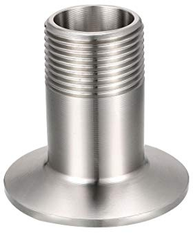 sourcing map 1 Stück Rohrverschraubung G3/4 Außengewinde auf 1.99 Ferrule Edelstahl Klemmfitting
