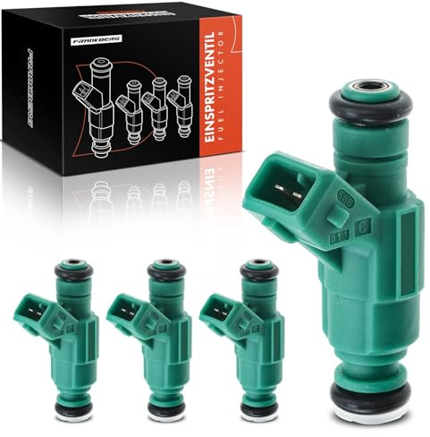 Frankberg 4x Buse d'injecteur de carburant Compatible avec 206 CC 2D 1.6 16V Berlingo/Berlingo First MPV GFK GJK MF 1.6 16V 307 CC 3B 1.6 16V 1007 KM 1.6 16V Xsara N1 1.6 16V Remplacer# 0280156318