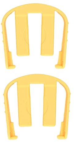2 Pezzi Autolavaggio, Lavaggio a Fibbia C Clip Arandela Macchina Connettore Rapido Parte di Ricambio per K2 K3 K7 Giallo (Giallo)