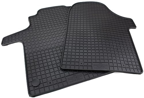 kfz-premiumteile24 Premium Gummimatten Kompatibel mit V-Klasse/Vito (W447) Baujahr ab 06/2014 Fußmatten Automatten Gummi Allwetter 100% Passgenau Schwarz Vorne 2-teilig