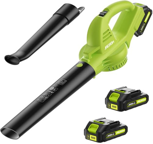 Leaf Blower Cordless with 2.0Ah Battery & Charger, 130MPH 180CFM High Speed