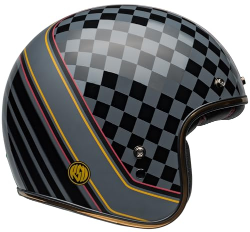 BELL HELMET CUSTOM 500 ROLAND SANDS WREAKERS MATTE/GLOSS BLACK/GOLD M ECE6