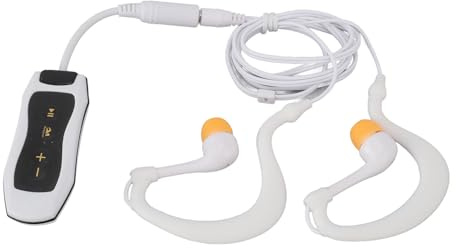 Lecteur MP3 étanche, Lecteur de Musique MP3 sous-Marin, Faible Perte, 8 Go, USB 2.0, Portable, Rechargeable, Compact, pour la Course à Pied et la Natation (#1)