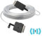 15 m/49 piedi VG-SOCR15/ZA cavo one connect compatibile con Samsung The Frame TV Cable LS03FA LS03DA LS03BA LS03AA LS03TA LS03RA Q80R Q85R Q90R Q95T serie QLED 4K TV, modelli 2019-2025