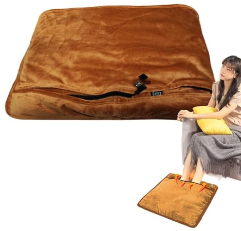 Scaldapiedi riscaldanti, scaldapiedi per piedi | Termoforo per piedi Elettrico USB | Scaldapiedi da scrivania, 3 impostazioni di calore, per uomini e donne, 16 x 16 pollici