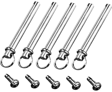 NUOBESTY 5sets Rivetto Per Ventaglio Kit Di Riparazione Bulloni in Acciaio Inossidabile Albero Per Ventaglio Manuale Sostituzione Rapida e Affidabile Per Accessori Di Manutenzione