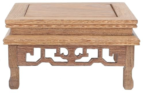 NUOBESTY Portavasi in Legno Piedistallo per Piante da Giardino Base per Vaso Fiori Stabile e Resistente