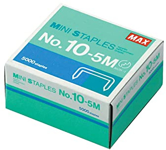 MAX USA Corp. HD-10DF Mini-Heftklammern, silberfarben